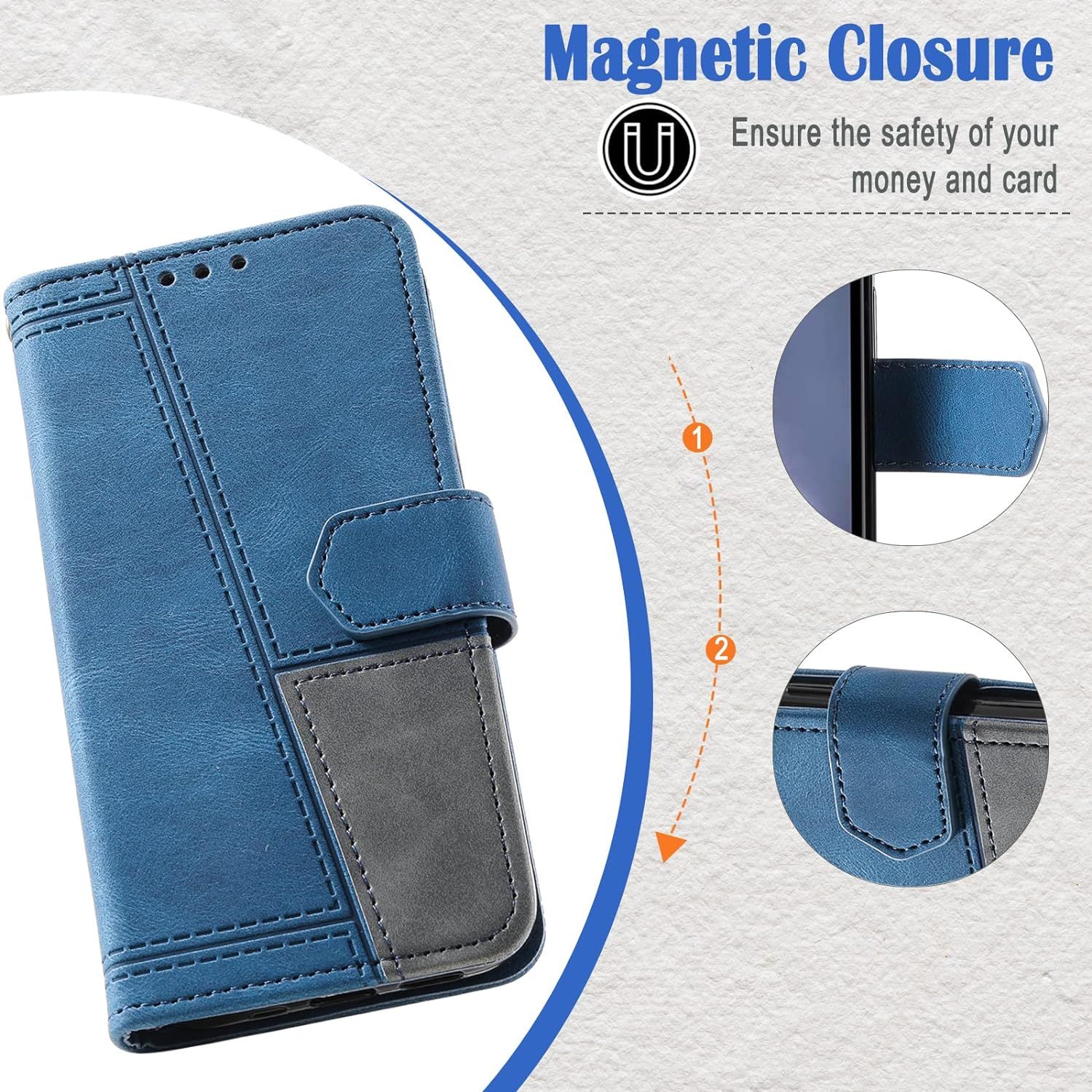 Coque Compatible Avec Oppo Realme 7 Pro, Portefeuille Housse... - 4