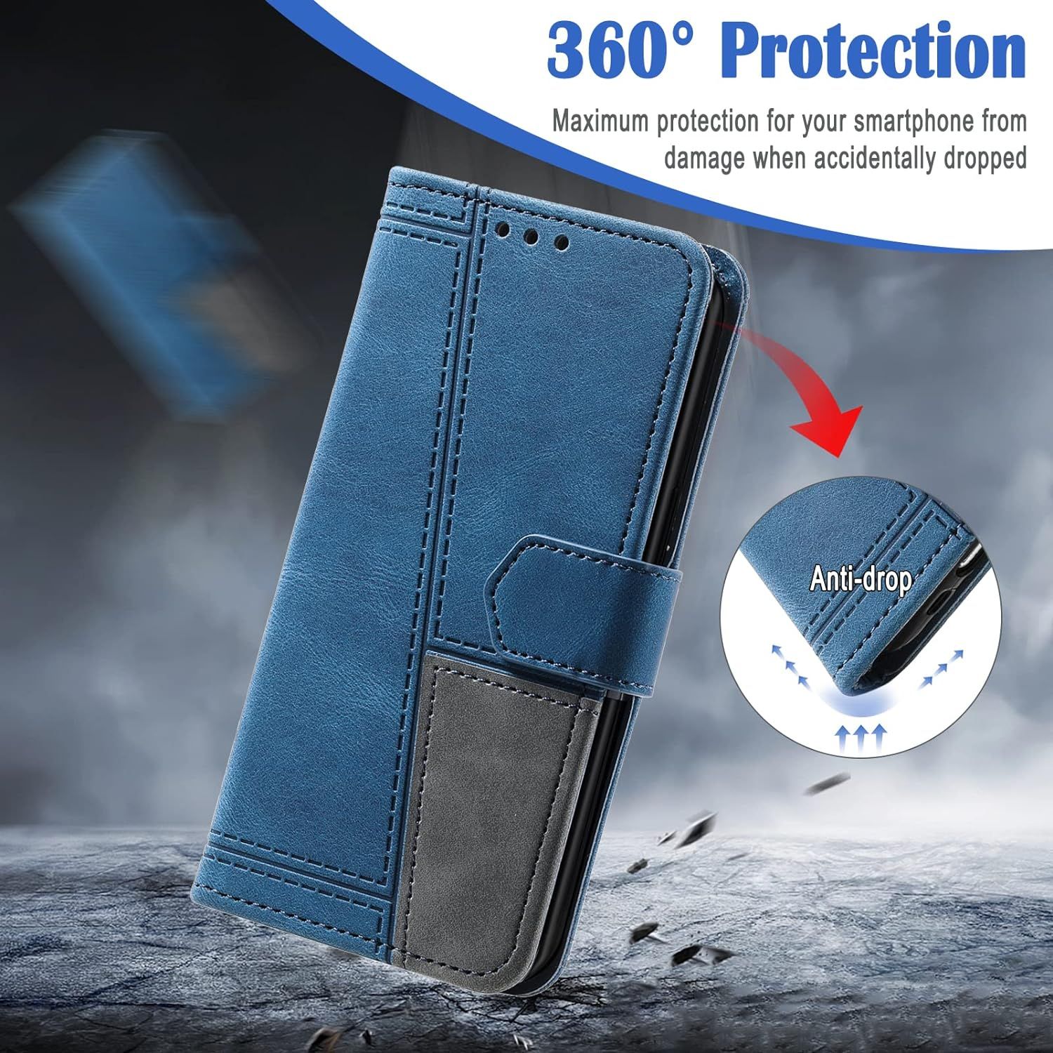 Coque Compatible Avec Oppo Realme 7 Pro, Portefeuille Housse... - 6