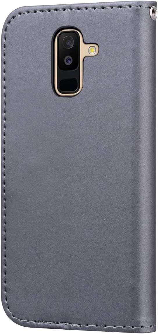 Coque Samsung Galaxy A6 Plus 2018,Housse En Cuir 3d Ours Des... - 3