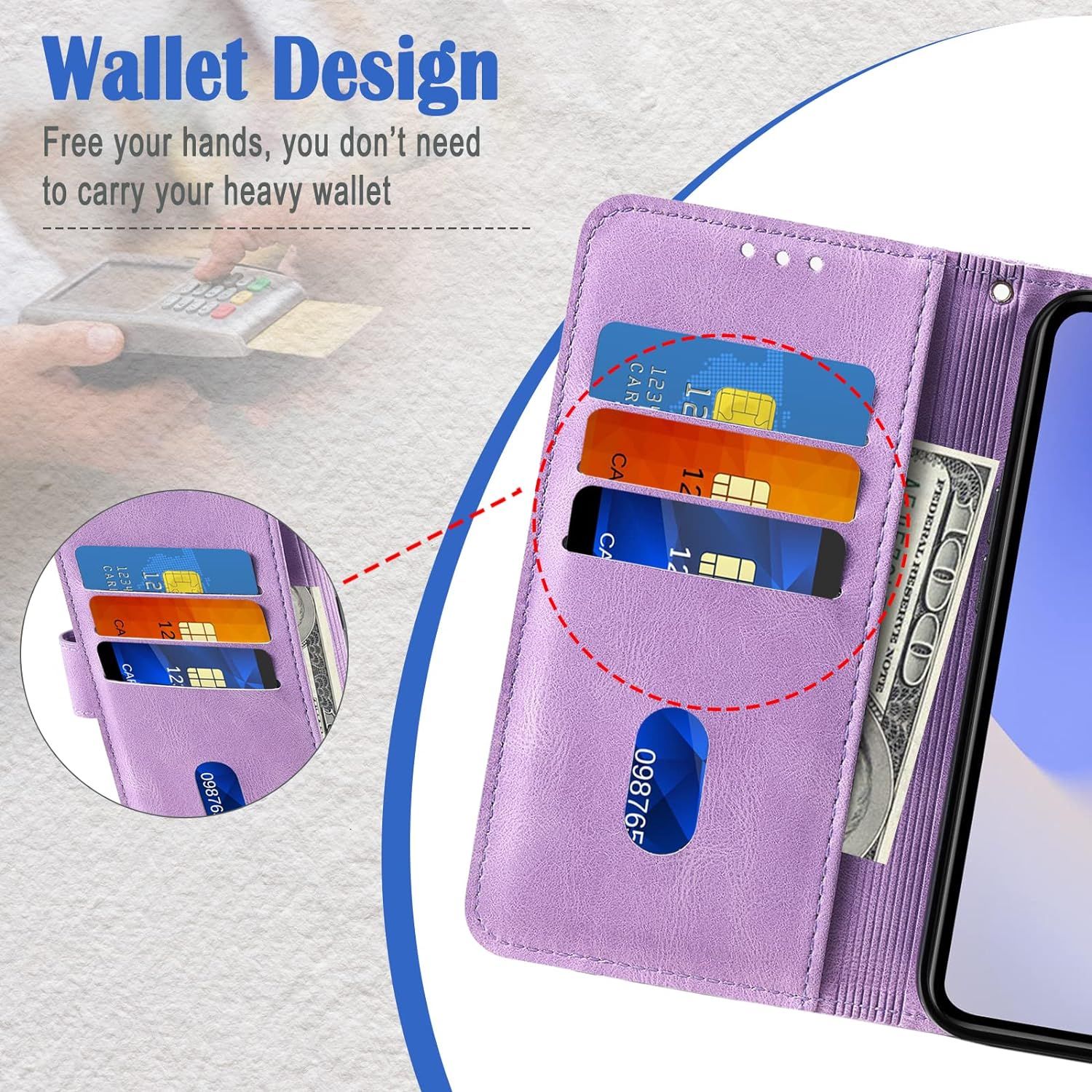 Coque Compatible Avec Oppo Realme 7 Pro, Portefeuille Housse... - 3