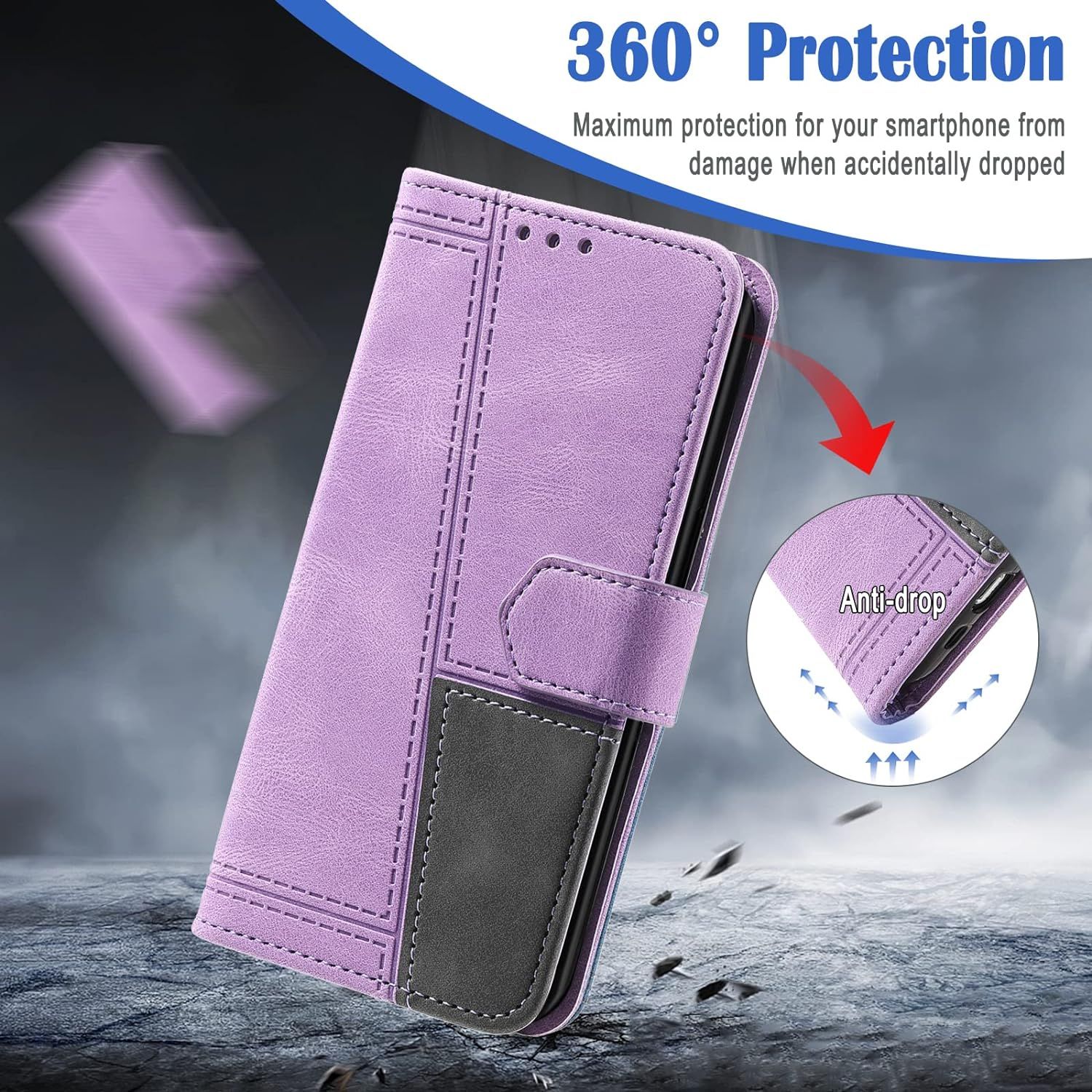 Coque Compatible Avec Oppo Realme 7 Pro, Portefeuille Housse... - 6