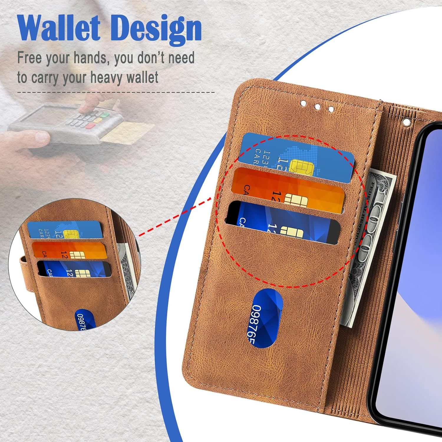 Coque Compatible Avec Oppo Realme 7 Pro, Portefeuille Housse... - 3