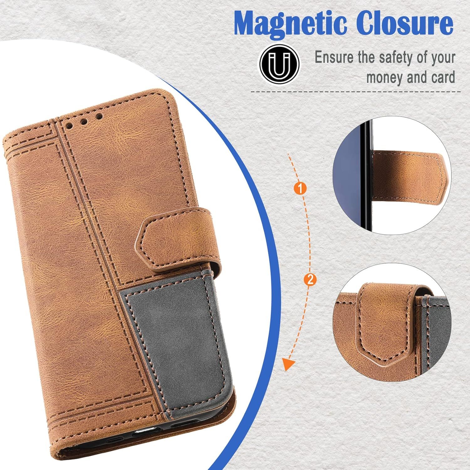 Coque Compatible Avec Oppo Realme 7 Pro, Portefeuille Housse... - 4