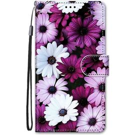 Coque Pour Honor 90 Lite 5g Cuir Antichoc Avec Support Clapet Design Silicone Motif Dr?Le Etui Bumper Kickstand Case Cover Housse Fille Femme Homme Portefeuille - Marguerite