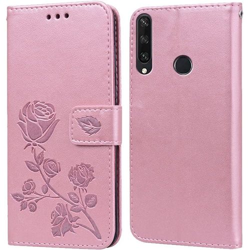 Coque Pour Huawei Y6p Housse,Fonction De Support,Fente Pour Carte,Silicone Tpu,Flip Etui Case Pour Huawei Y6p(6.3"")