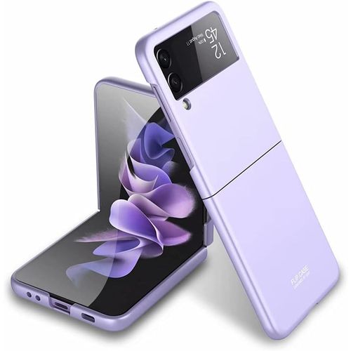 Housse Etui Pour Samsung Galaxy Z Flip 3 Coque, Housse De Protection Pliante, Protection Tout Compris, Pc Dur, Anti-Chute, Antichoc, Etui Cover Pour Samsung Galaxy Z Flip 3.(Mauve)