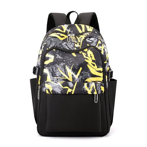 Sac à dos étanche pour ordinateur portable Graffiti pour femme cartable étudiant voyage double initié junior lycée