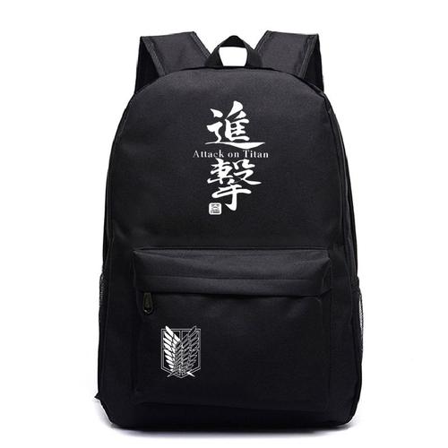 Sac à Dos Anime Attack On Titan Pour Enfants Garçons Filles Sacs D'école Hommes Femmes Nouveau Modèle Sacs Pour Ordinateur Portable étudiants Sac à Dos De Livre