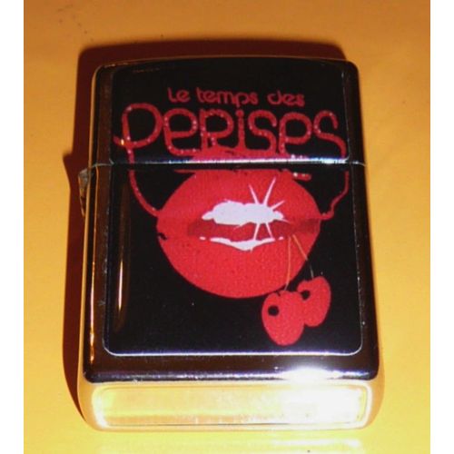 Briquet  Tempete Rechargeable Type Zippo  Le Temps Des Cerises