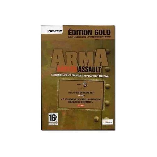 Arma: Armed Assault Gold Edition - Ensemble Complet - Dvd - Win - Français Pc