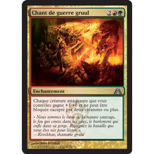 Chant De Guerre Gruul - Le Labyrinthe Du Dragon - U - 75/156