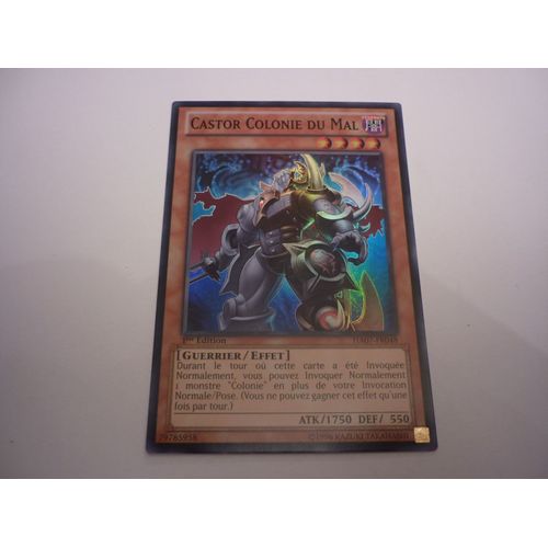 Yu-Gi-Oh Castor Colonie Du Mal Ha07-Fr048 Super Rare
