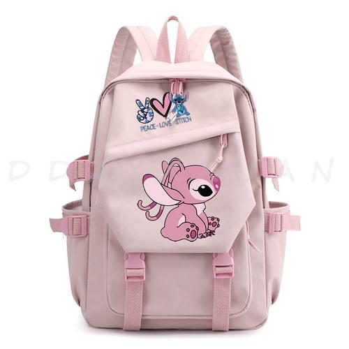 Sac à Dos Can O And Stitch Cartable Usb Haute Capacité Sac De Voyage étanche Imprimé En 3d étudiants Garçons Et Filles Cartable Oxford Pour Enfants