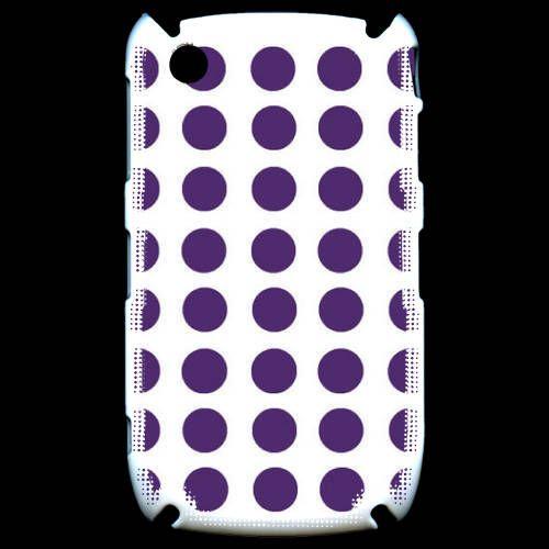 Coque  Black Berry 8520 Pois Violet