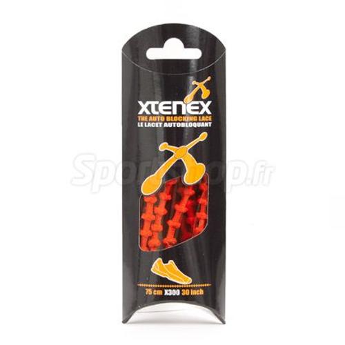 Xtenex Lacets Autobloquants Orange Fluo (Lot De 2 Lacets) Pour Running