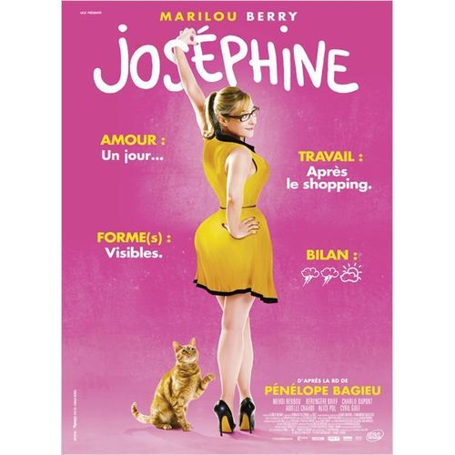 Joséphine - Véritable Affiche De Cinéma Pliée - Format 40x60 Cm - De Agnes Obadia Avec Marilou Berry, Bérengère Krief,  Charlie Dupont, Amelle Chahbi, Mehdi Nebbou, Caroline Anglade   - 2013