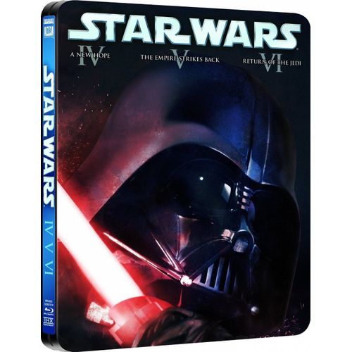 Star Wars 4/5/6 [Steelbook Edition Limitee] Bluray Boitier Metal. Langue Fr