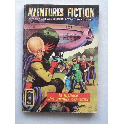 Aventures Fiction N° 22  - La Menace Des Grands Cerveaux