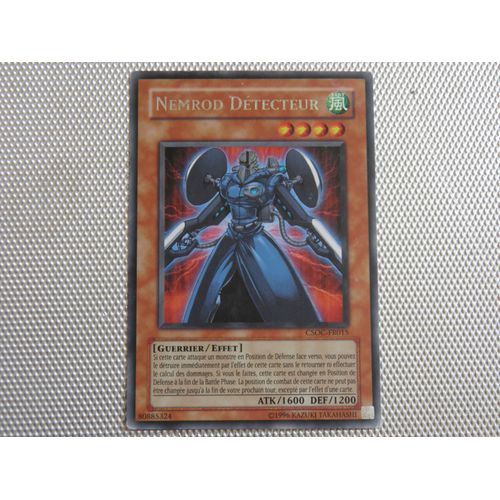 Yu-Gi-Oh - Nemrod Détecteur - Csoc-Fr015 - Rare