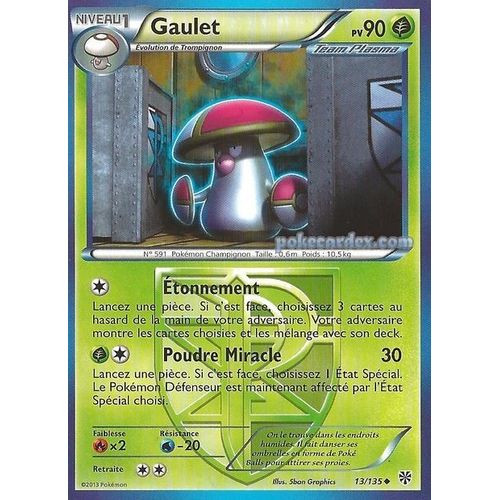 Gaulet 13/135 - Pokemon Tempête Plasma