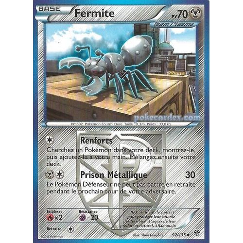 Fermite 92/135 - Pokemon Tempête Plasma