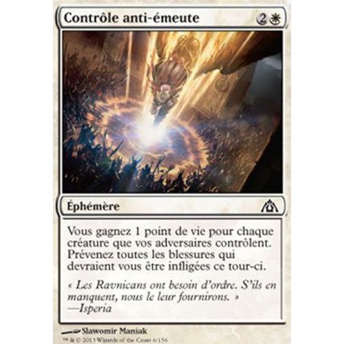 Contrôle Anti-Émeute - Le Labyrinthe Du Dragon - C - Magic Mtg