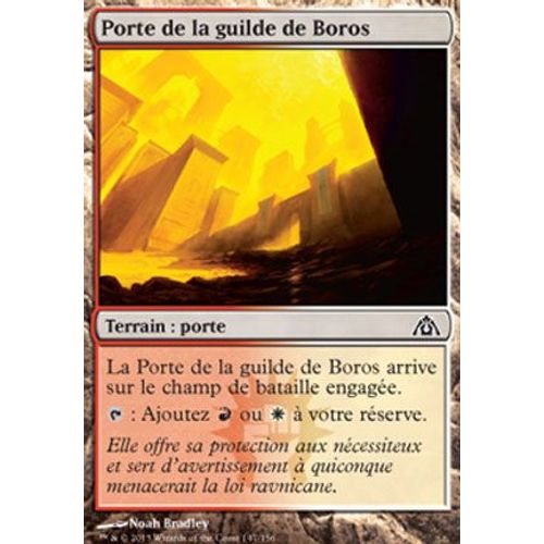 Porte De La Guilde De Boros - Le Labyrinthe Du Dragon - C - Magic Mtg