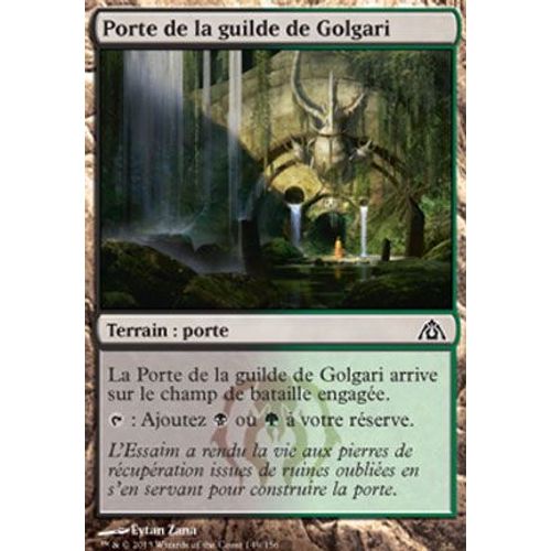 Porte De La Guilde De Golgari - Le Labyrinthe Du Dragon - C - Magic Mtg