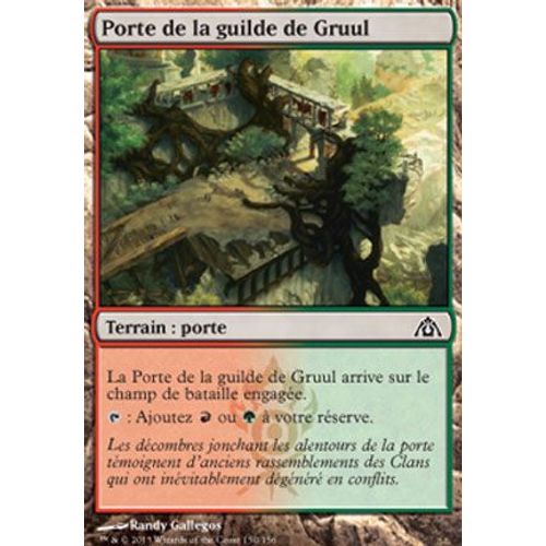 Porte De La Guilde De Gruul - Le Labyrinthe Du Dragon - C - Magic Mtg