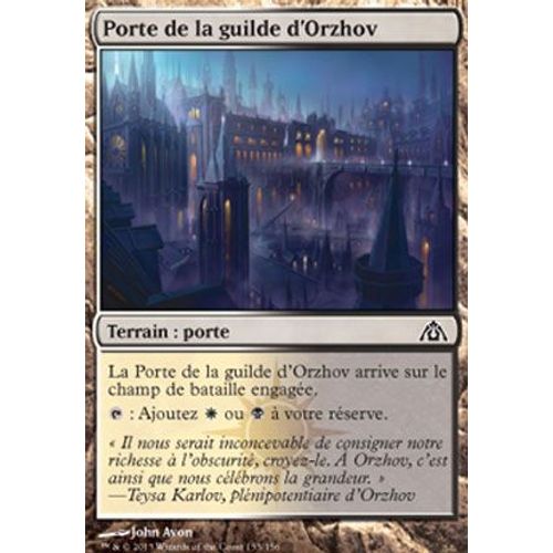 Porte De La Guilde D'orzhov - Le Labyrinthe Du Dragon - C - Magic Mtg
