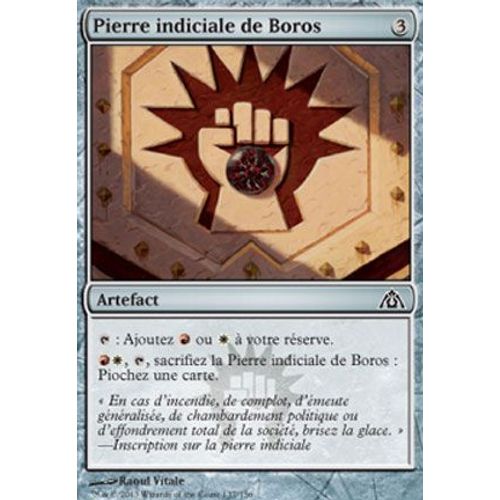 Pierre Indiciale De Boros - Le Labyrinthe Du Dragon - C - Magic Mtg