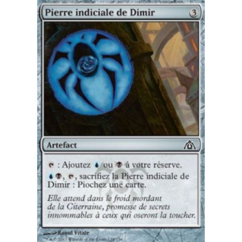 Pierre Indiciale De Dimir - Le Labyrinthe Du Dragon - C - Magic Mtg