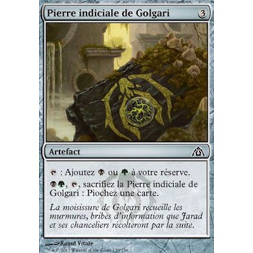 Pierre Indiciale De Golgari - Le Labyrinthe Du Dragon - C - Magic Mtg