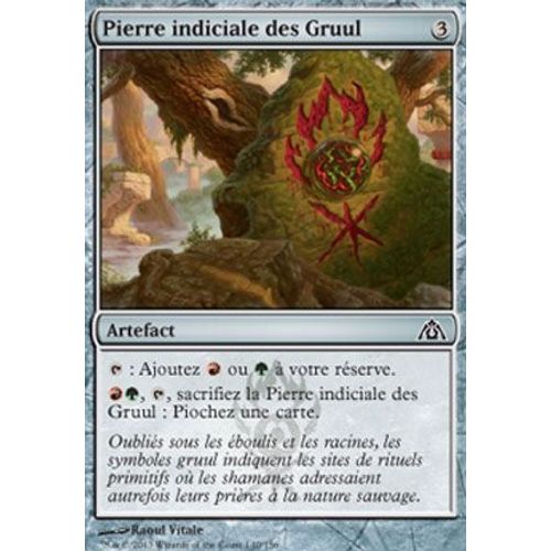 Pierre Indiciale Des Gruul- Le Labyrinthe Du Dragon - C - Magic Mtg