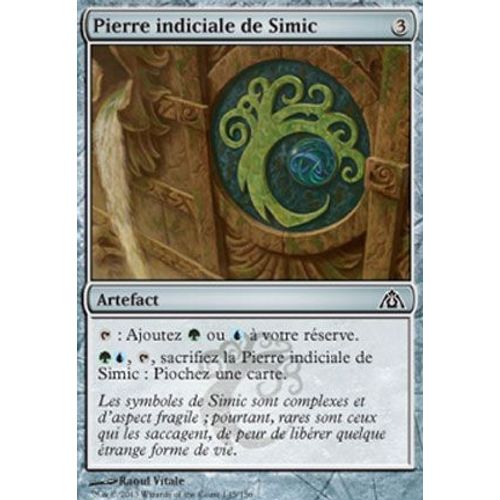 Pierre Indiciale De Simic - Le Labyrinthe Du Dragon - C - Magic Mtg
