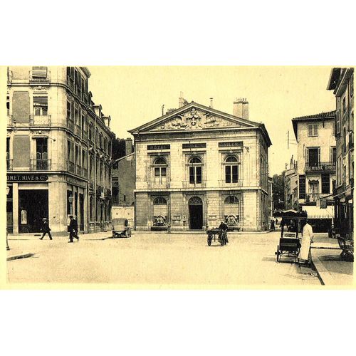 Carte Postale Ancienne, France, Ain ( 01 ), Bourg En Bresse, La Place De L'hôtel De Ville