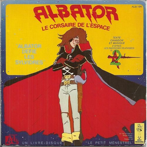 Albator Le Corsaire De L'espace - "Albator Défie Les Sylvidres" - Livre Disque -