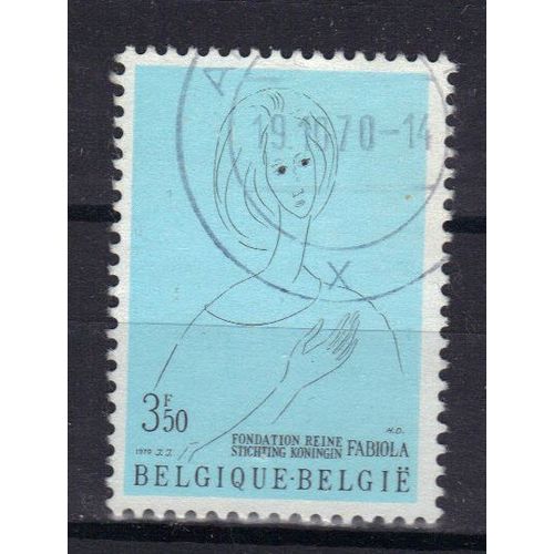 Belgique 1970 : Fondation Reine Fabiola - Timbre Oblitéré