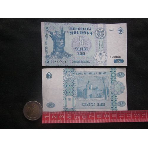 Billet De 5 Lei 2009 Moldavie