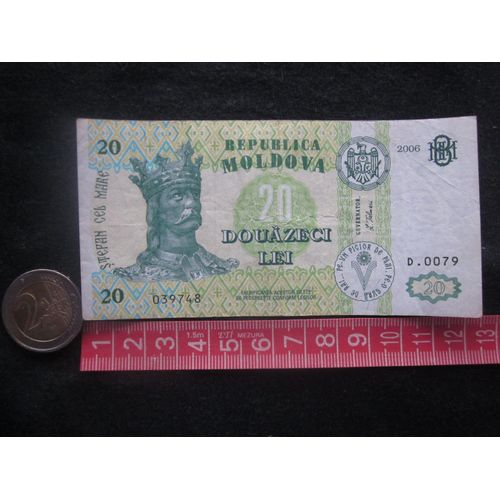 Billet De 20 Lei 2006 Moldavie