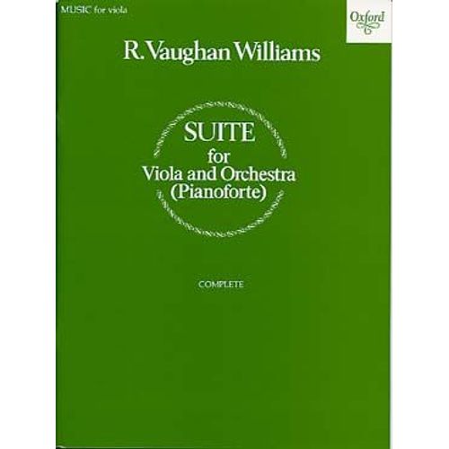 Suite For Viola And Orchestra (Pianoforte)