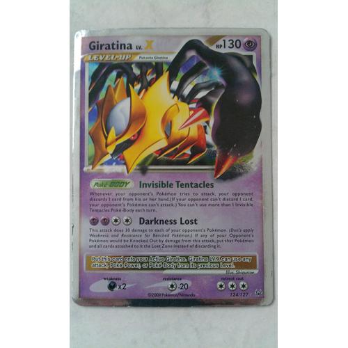 Carte Pokemon : Platine N° 124 Giratina Ultra Rare