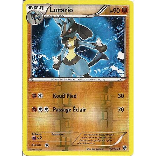 Lucario Reverse 77/135 - Tempête De Plasma