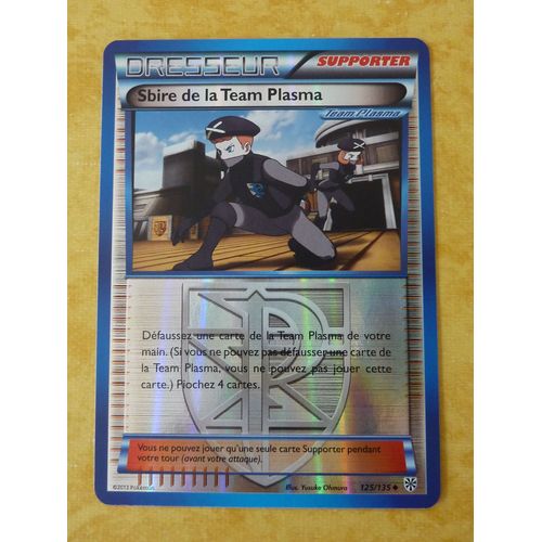 Dresseur Sbire De La Team Plasma Reverse 125/135 - Pokemon Tempête Plasma