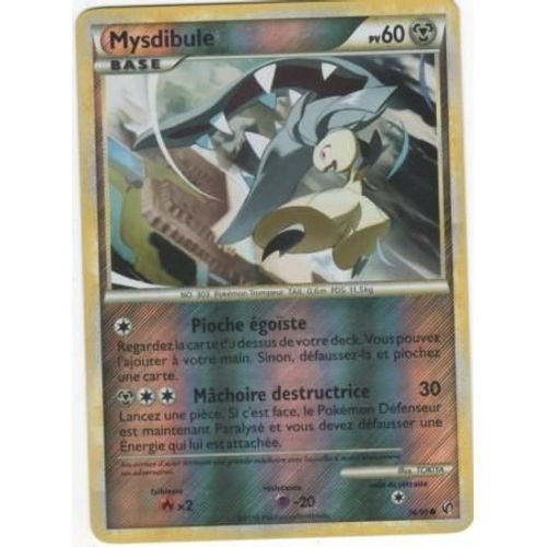 Carte Pokémon "Mysdibule" Pv60 Holo Reverse 56/90
