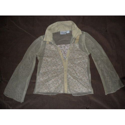 Chemise En Voile Et Top:2 En 1, Kiabi