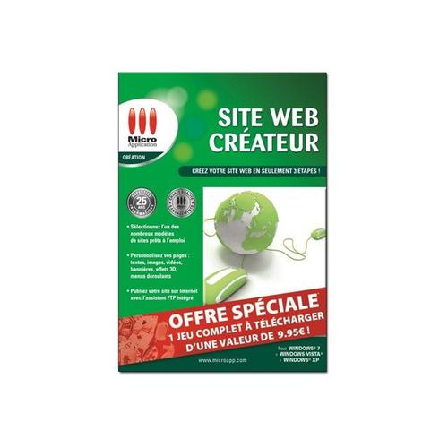 Site Web Créateur - Version Boîte - 1 Utilisateur - Cd - Win)