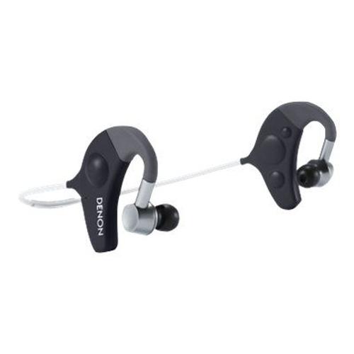 Denon Exercise Freak AH-W150 - Micro-casque - intra-auriculaire - montage sur l'oreille - Bluetooth - sans fil - noir