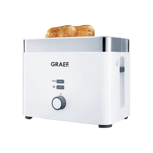 Graef TO 61 - Grille-pain - 2 tranche - 2 Emplacements - blanc noble
