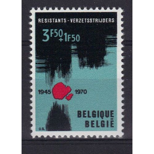 Belgique 1970 : Résistance Et Libération Des Camps - Timbre Neuf **